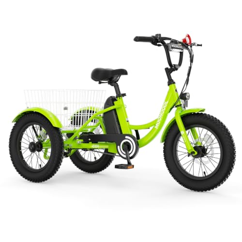 MOONCOOL Youth Electric Tricycle, 16 Inch 250W E-Trike, for Ages 6-12 image 4