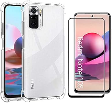 Capa Anti Impacto Compatível com Xiaomi Redmi Note 10S Silicone Flexível +  Película 5D Full Cover Cerâmica [FIT IT] | Amazon.com.br