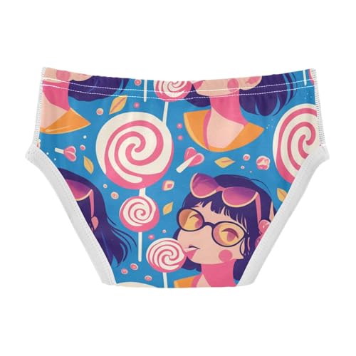KLL Lollipop Girl Toddler Boy Soft Nighttime Underwear Cute Children Panties2