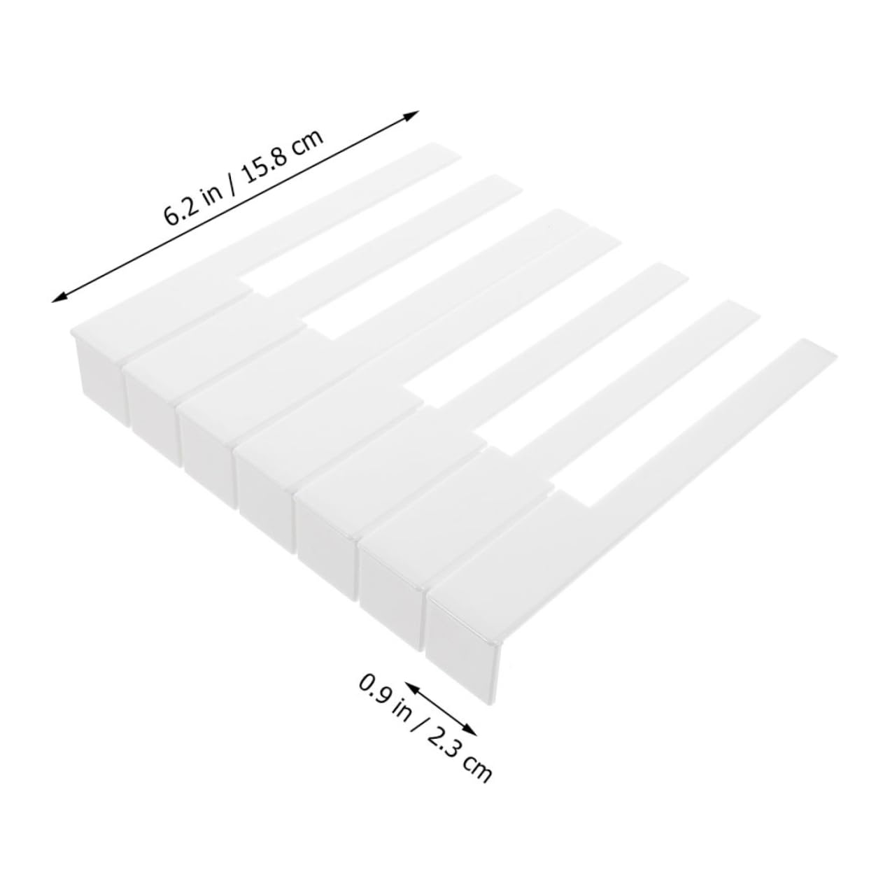 ifundom 52 Pièces Accessoires de Réparation pour Piano, Peaux de Touche Blanches en Acrylique, pour Clavier, Outils Pratiques pour L’Entretien à Maison
