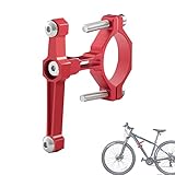 Portabotellas de bicicleta - Estantería ligera para bicicletas | Portabidones para bicicletas, se adapta a la mayoría de bicicletas de carretera y bicicletas de montaña Delr