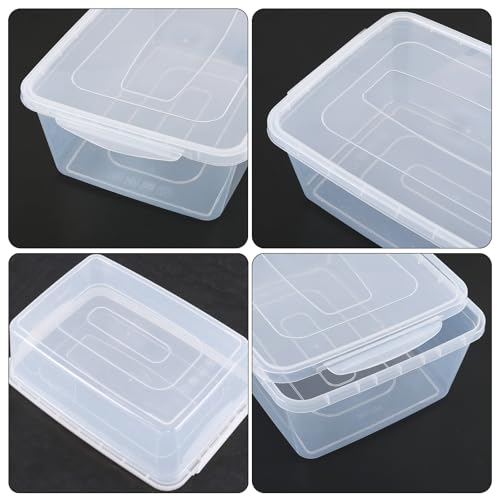 Boite de rangement plastique transparente pour optimiser les placards profonds - 3