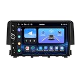 JOYING Car Radio for Honda Civic 2016-2021 Android 13 Car Stereo 9 Inch Head Unit with Carplay & Android Auto, Mirror Link, GPS Navigation, Bluetooth 5.0, Volume Knob(JY-HT145N8)