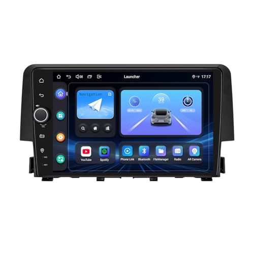 JOYING Car Radio for Honda Civic 2016-2021 Android 13 Car Stereo 9 Inch Head Unit with Carplay & Android Auto