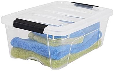 5 piece, Iris 12.9 qt Stack and Pull Box