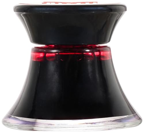 Encrier en verre Visconti Rouge 50 ml pour stylo plume