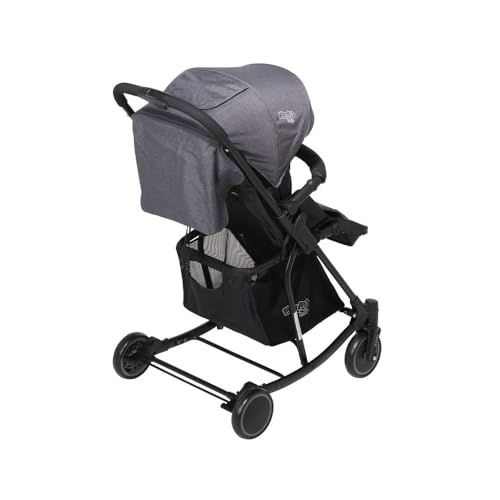 Maxi Baby Carrinho De Bebê Passeio 2 em 1 Vira Balanço Maximo, Cinto 5 Pontos, Assento Reclinável, C