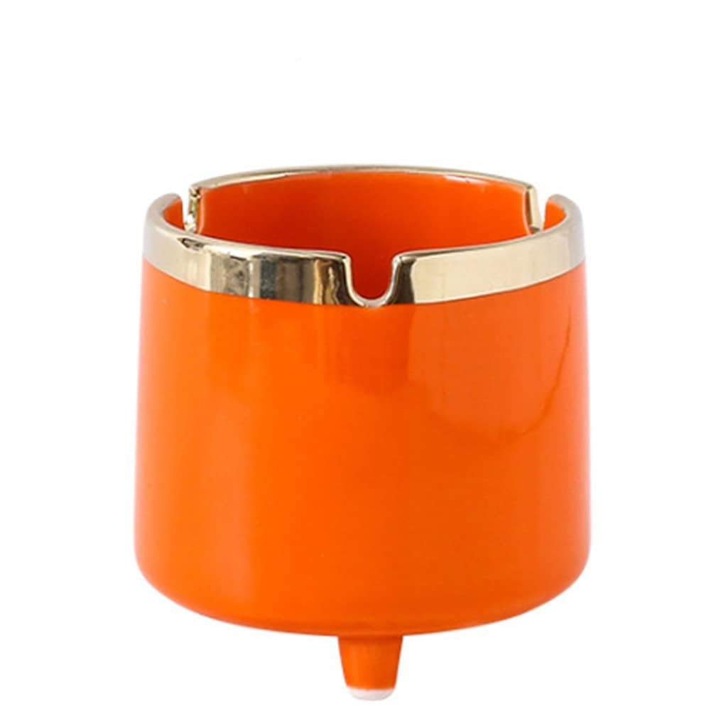 Windproof Ceramic Ashtray Cigar Modern Marble Ash Tray(#d)