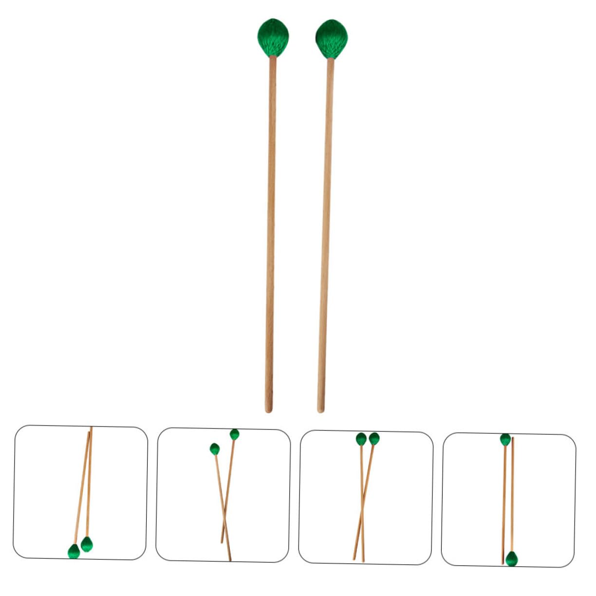 ibasenice 4piezas Martillos Para Marimba Bastones De Percusión De Accesorios Para Instrumentos De Percusión Martillos De Xilófono Diseño Ergonómico y Duradero