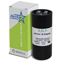 36-43 uF x 330 VAC - BMI Start Capacitor # 092A036B330AD2A - Made in The USA
