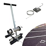 HamRoRung Playing Field Line Striping Machines, with Drawing Circle Kit, Floor Tape Applicator, Pickleball Court Marking Kit for Driveway, Asphalt Or Concrete, Basketball Courts, Road Warning