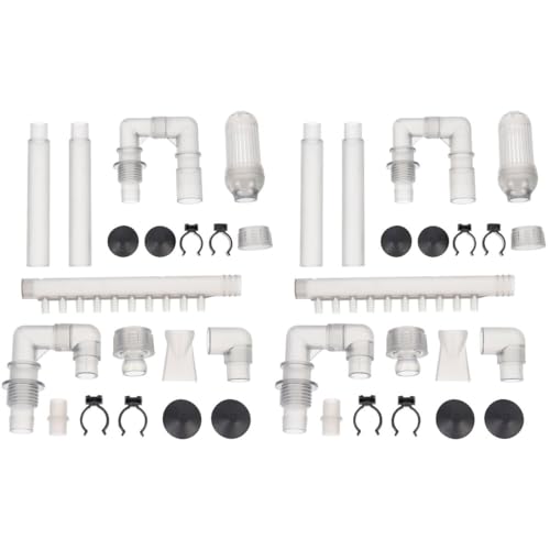 FRCOLOR Aquarium Fish Tank Water Tube 11.81 Inch Intake Outflow Hose Replacement for Filter Pump Plumbing Accessories Smooth Bend Durable Water Accessory