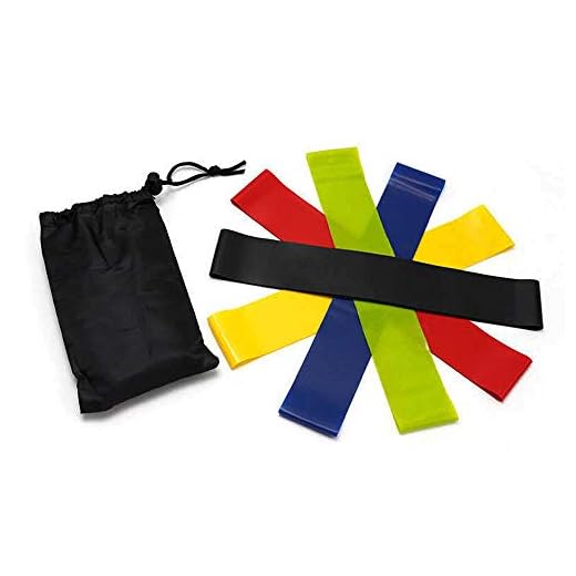 Kit 5 Faixas Elasticas Exercicios em Casa Mini Band Extensor Academia Yoga Pilates Fitness Crossfit