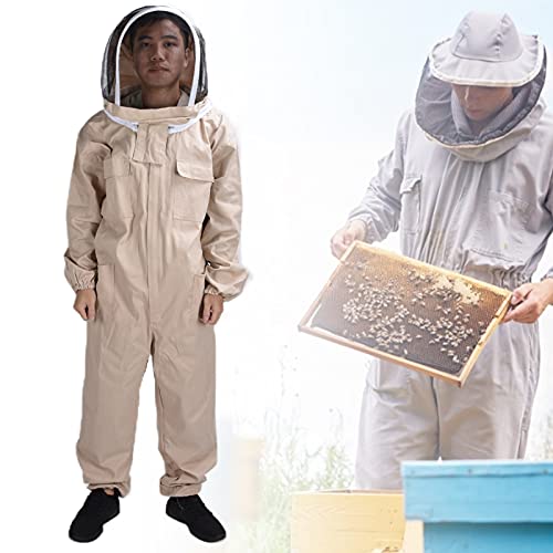 01 Imkeranzug, leicht zu reinigen ultradünner belüfteter Bienenanzug faltbar atmungsaktiv für die Imkerei – Bild 3