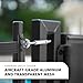 Pool Fence DIY by Life Saver Self-Closing Gate Kit, Black (Pack of 1)