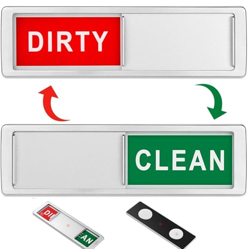 Ímã de máquina de lavar louça, sinal limpo e sujo, fácil de ler e deslizar, indicador magnético fort