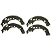 Wagner ThermoQuiet PAB945 Brake Shoe Set, Rear