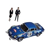 renault alpine a110 berlinette Para aumentar la estabilidad y la carga aerodinámica, los modelos de coches de rally suelen adoptar un diseño de carrocería ancha con pasos de rueda salientes para que la carrocería parezca más musculosa y estable.