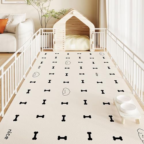ペットマット ペットシーツ PUレザー PVC 拭ける 汚れ防止 防水 可愛い柄 カーペット 犬 猫用 床 フローリング 速乾 ずれない 小型・中型・大型犬用 ペットフェンス・サークル・ケージ用 80x100cm