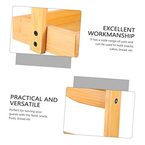 Bandeja de Servicio de Madera Bamboo Versátil miniatura 3