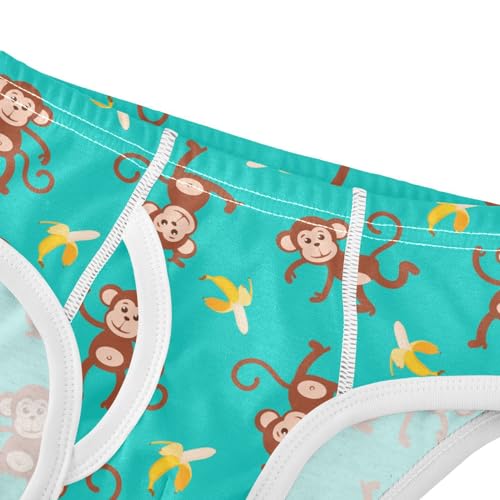 Ollabaky Cartoon Boys' Underwear 100% Cotton Boys Briefs Soft Toddler Underwear4