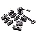 SEFHLI 11Pcs OXA Wedge Type Tool Post Set, 250-000 Quick Change Steel Tool Post Set Plus 2 extra 250-001 and 2 extra 250-002 For Mini Lathe 6-9