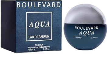 Boulevard Aqua Aromatic Aquatic fragrance for Men Eau De Parfum 3.4 F.L Oz