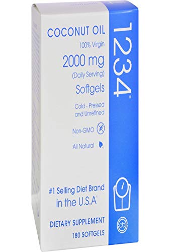 Creative Bioscience Coconut Oil, 180 Count