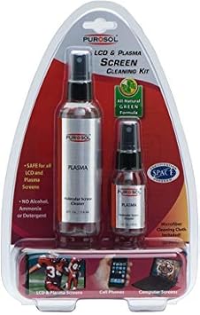 Plasma and LCD Cleaning Kit with 1 oz. and 4 oz. Cleaner and Microfibe
