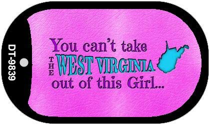 SMART BLONDE Pennsylvania Girl Novelty Metal Dog Tag Necklace DT-9829