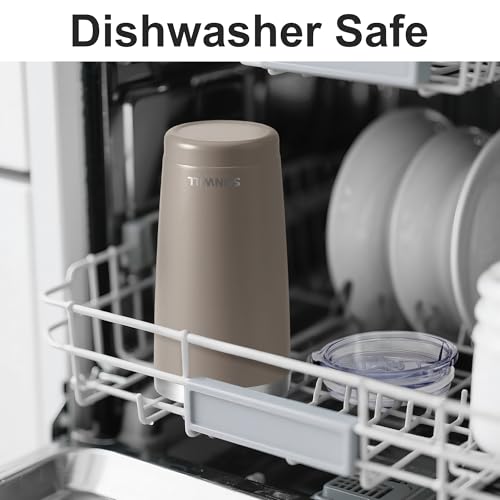 Image of SUNWILL Travel Coffee Tumbler 20 oz, Insulated Mug with Lid, Stainless Steel Cup for Outdoor, Powder Coated Taupe