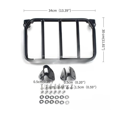 Support porte-bagages moto en acier robuste compatible Softail FXBRS 114 - 4