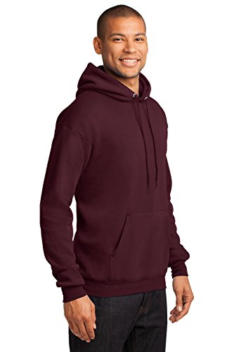 Port & Company Men's Classic Pullover Hooded Sweatshirt Maroon4