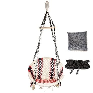 Kkriya Home Decor Baby Swing for Indoor n Outdoor (red)