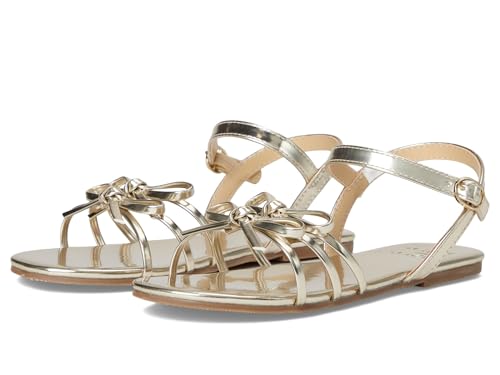 Janie and Jack Girl's Gold Sandals (Toddler/Little Big Kid) Ballet Flat