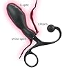 GURCIX Analplug mit Zuglasche Buttplug Silikon Anal Dildo Prostata stimulation männer Analspielzeuge Anus Dilatator Vagina massager G-Punkt Erotik Dildos Butt Plug Sex Spielzeug Für Männer Frauen(A) #3