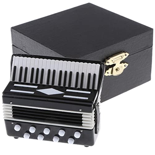 jojomis 1:12 Scale Dollhouse Miniature Decor Accordion with Storage Box Living Room Ornament Collectibles