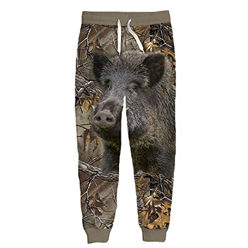 Pantalon 3D sanglier de chasse homme taille XXXXXL pour automne hiver