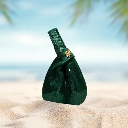 Image of Signature Potli Bag for Women - Sequin Knot Detail | Wedding & Cocktail Festive Statement Ethnic Handbag
