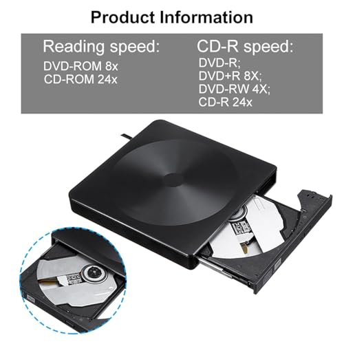Lecteurs optiques externes double interface USB double compatibilité pour PC portable - 6