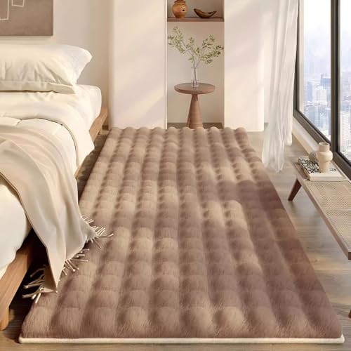 BK&MF �o�u���� ?���E�T�M�t�@�[ �x�b�h�T�C�h���O ���� �_�炩 ����~�� �����p���O�}�b�g �~�p �ۉ� ���n �E�H�b�V���u�� �ӂ�ӂ�J�[�y�b�g �x�b�h�T�C�h �\�t�@�[�T�C�h ���r���O�Ή�,�u���E��,160x230cm(63x91inch)