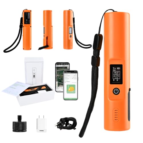 Sfaira One Lite RTK GNSS Receiver, 1408 Channels Handheld GPS Rover Survey Equipment with OLED Display, 4G Bluetooth WiFi, 16H Long Battery Life for Land Surveying, GIS Mapping & Construction