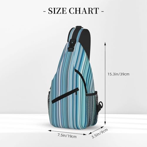 Vertical Stripes Printing Fashion Sling Bag For Men Chest Shoulder Backpack Crossbody Motocycle Daypack For Travel Hiking3