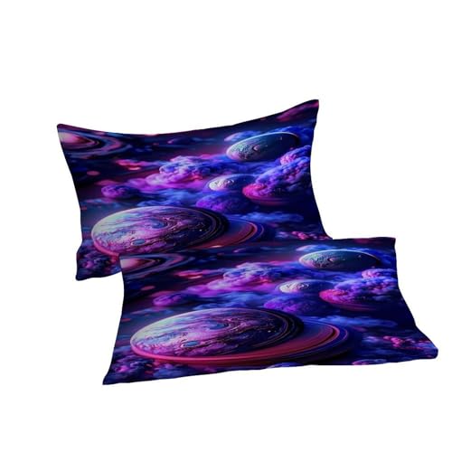 Housse de couette nébuleuse en microfibre premium pour lit King - 7