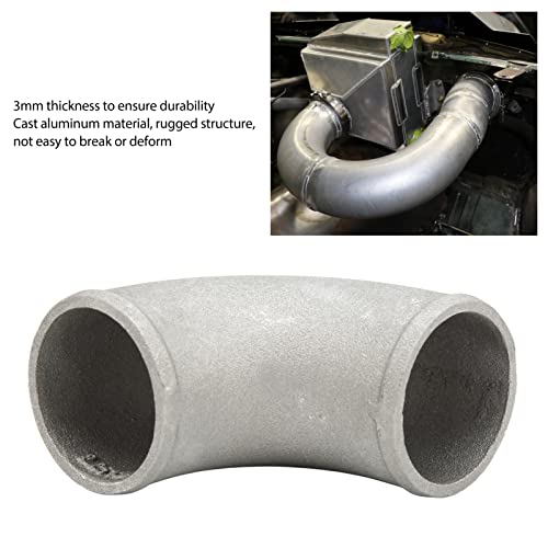Intercooler Tight Bend Tube, High Strength Anti Deformation Cast Aluminum 2.25In Od Turbo Intake Elbow Pipe For Cars #TOP2