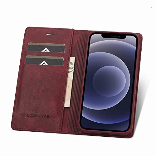 Étui portefeuille iPhone 11 rouge idéal pour vos sorties - 3