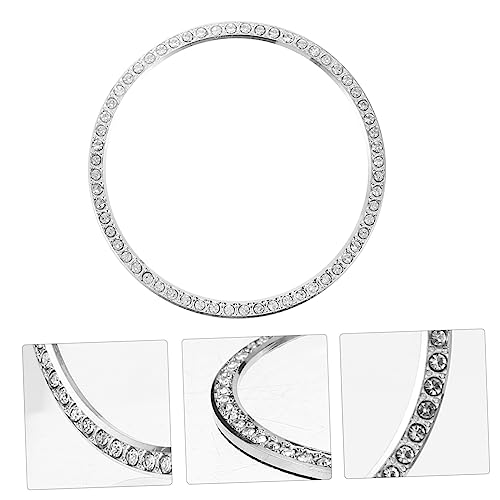 Anillo de bisel de reloj con gemas protector de esfera para uso diario de acero 5