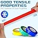 Giwiemi 9 Rolls Coloured Electrical Tape - Professional White Black Red Green Blue Yellow Electrical Tape (0.7 Inch by 30 Feet), Electric Tape is Suitable for Domestic, Commercial, and Industrial Use