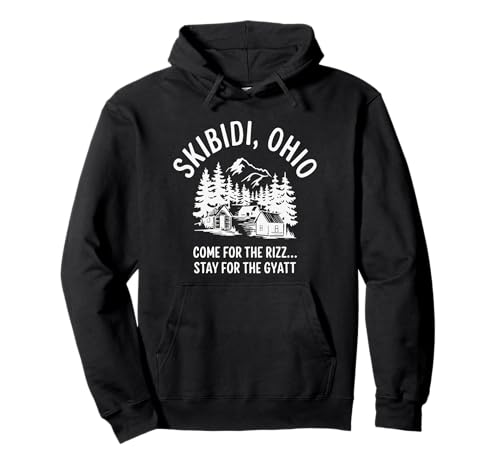 Divertido Skibidi Ohio Rizz WC Skibidi Gyatt Skibidi Meme Sudadera con Capucha