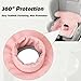 DAOLUAN Car Seat Protector for Infant Potty Training Waterproof Soft Nonslip Backing Piddle Pad Carseat Liner (Pink, 36cmx41cmx47cm)